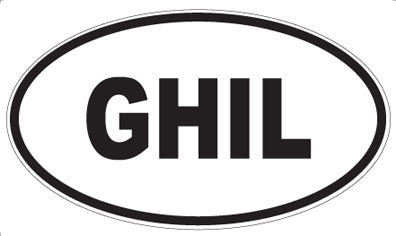 GHIL - Oval Sticker