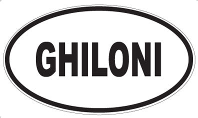 GHILONI - Oval Magnet