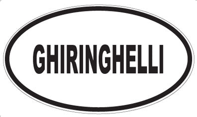 GHIRINGHELLI - Oval Magnet
