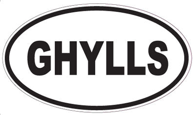 GHYLLS - Oval Sticker