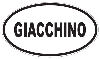 GIACCHINO - Oval Magnet
