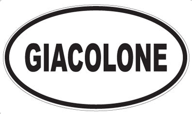 GIACOLONE - Oval Magnet