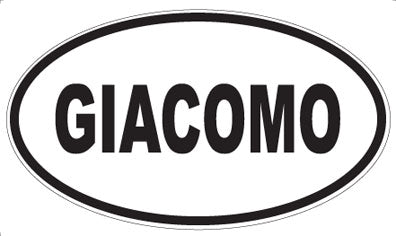 GIACOMO - Oval Magnet