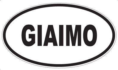 GIAIMO - Oval Magnet