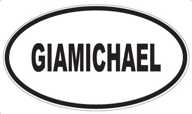 GIAMICHAEL - Oval Magnet