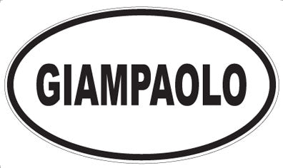 GIAMPAOLO - Oval Sticker