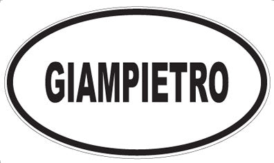 GIAMPIETRO - Oval Magnet