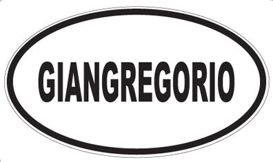 GIANGREGORIO - Oval Magnet