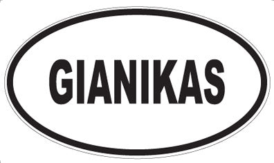 GIANIKAS - Oval Magnet