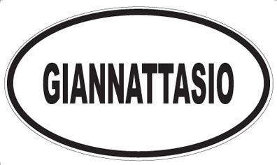 GIANNATTASIO - Oval Magnet
