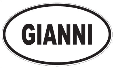 GIANNI - Oval Magnet