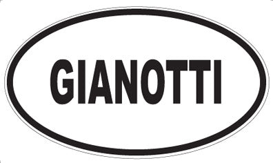 GIANOTTI - Oval Magnet