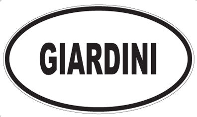 GIARDINI - Oval Magnet