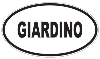 GIARDINO - Oval Magnet