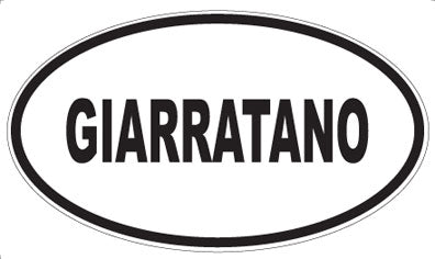 GIARRATANO - Oval Magnet