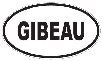 GIBEAU - Oval Magnet
