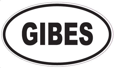 GIBES - Oval Magnet