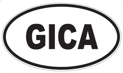 GICA - Oval Magnet