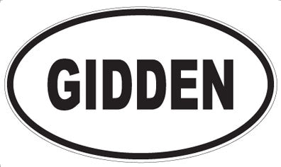 GIDDEN - Oval Magnet