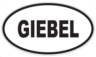 GIEBEL - Oval Magnet