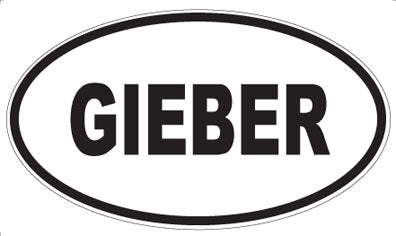 GIEBER - Oval Magnet