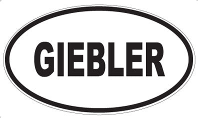 GIEBLER - Oval Magnet