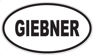 GIEBNER - Oval Magnet