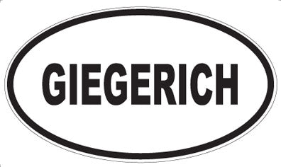 GIEGERICH - Oval Magnet