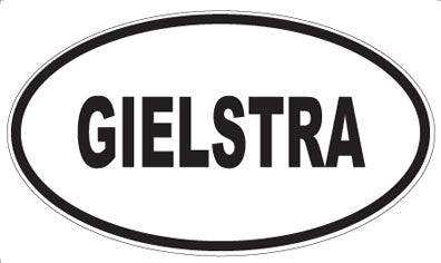 GIELSTRA - Oval Magnet