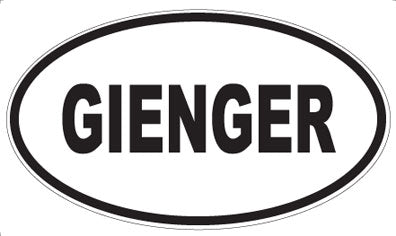 GIENGER - Oval Magnet