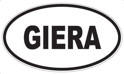GIERA - Oval Magnet