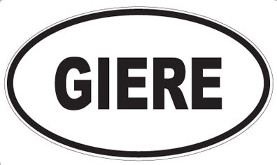 GIERE - Oval Magnet