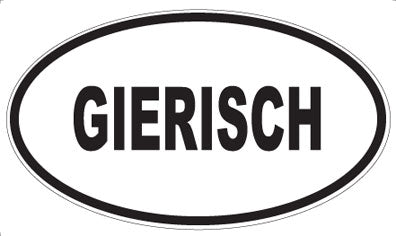 GIERISCH - Oval Magnet