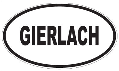 GIERLACH - Oval Magnet