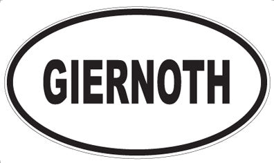GIERNOTH - Oval Magnet