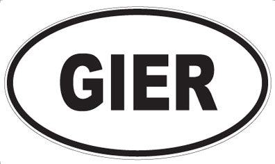 GIER - Oval Magnet