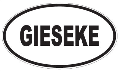GIESEKE - Oval Magnet