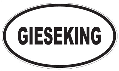 GIESEKING - Oval Magnet