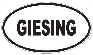GIESING - Oval Magnet