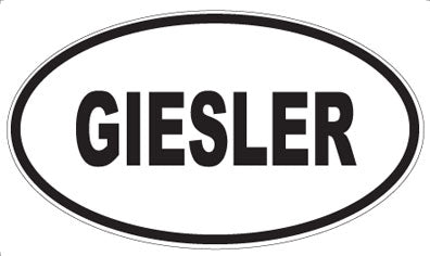 GIESLER - Oval Magnet