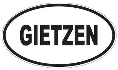 GIETZEN - Oval Magnet