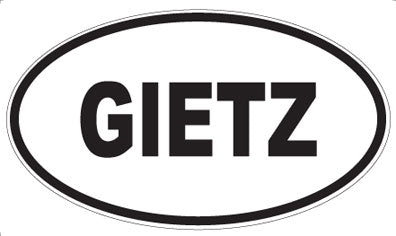 GIETZ - Oval Magnet