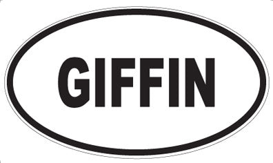GIFFIN - Oval Magnet