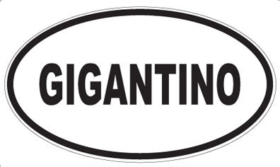 GIGANTINO - Oval Magnet