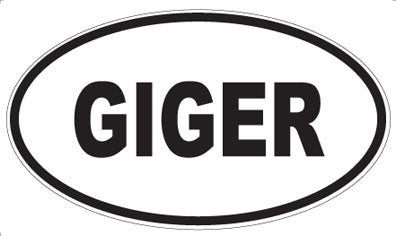 GIGER - Oval Magnet