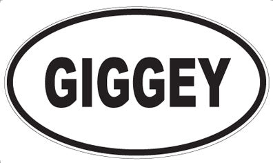 GIGGEY - Oval Magnet