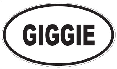 GIGGIE - Oval Magnet