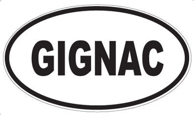 GIGNAC - Oval Magnet