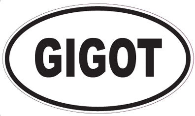 GIGOT - Oval Magnet