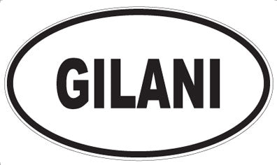 GILANI - Oval Magnet